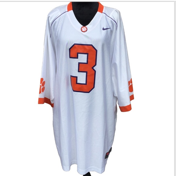Men’s Authentic Nike Team #3 Clemson Tigers Jersey - Picture 1 of 15